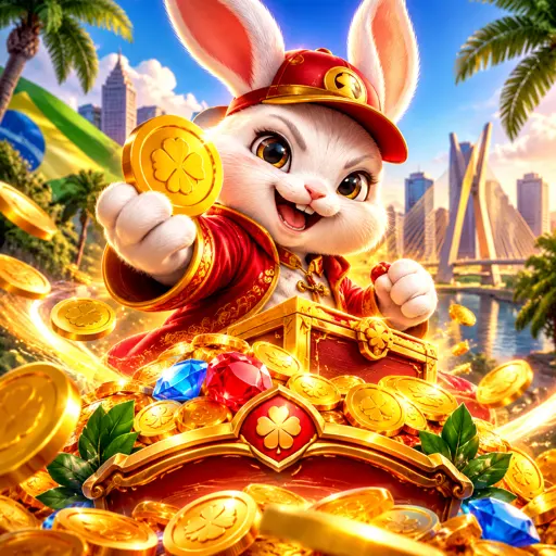 Fortune Rabbit, caça-níquel do coelho da fortuna com símbolos dourados